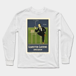 CIGARETTEN LAFERME DRESDEN 1898 by Fritz Rehm German Tobacco Advertisement Long Sleeve T-Shirt